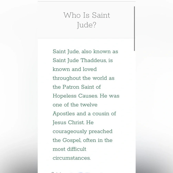 Sterling silver Saint Jude necklace - Picture 3 of 10